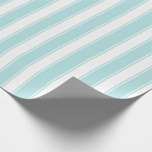 Klassischer weißer Streifen-Vintager Streifen Geschenkpapier