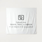 Klassischer weißer Teppich – Machen Sie ihn heute  Wandteppich (Vorderseite (Horizontal))