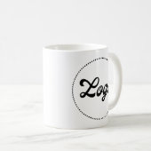Klassischer weißer Werbe-Logo-Mug mit individuelle Kaffeetasse (VorderseiteRechts)