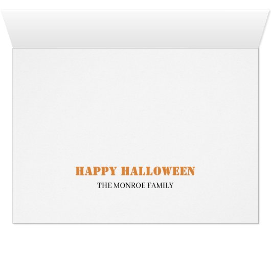 Klassischer Werwolf, glückliches Halloween (Innenansicht Horizontal (Unten))