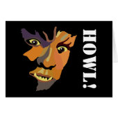 Klassischer Werwolf, glückliches Halloween (Vorderseite (Horizontal))