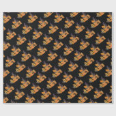 Klassischer Werwolf, Halloween Wrapping Paper Geschenkpapier (Flach)