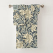 Klassischer William Morris Inspiriert Name von Sof Badhandtuch Set (Insitu)