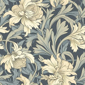 Klassischer William Morris Inspiriert Name von Sof Badhandtuch Set