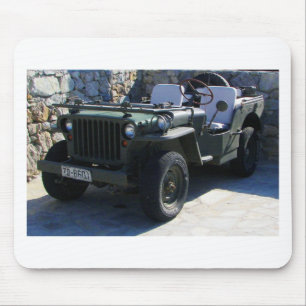 Klassischer Willys Jeep. Mousepad