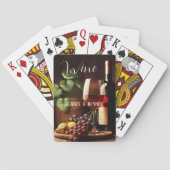 Klassischer Wine Lovers Funny Spielkarten (Rückseite)