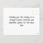 Klassischer Winter in London Weihnachten (Rückseite)