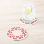 klassischer Wintergarten Weihnachtskork Getränkeuntersetzer (Seite)