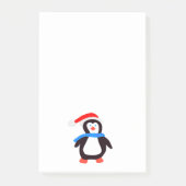 Klassischer Winterpinguin Post-it Klebezettel (Vorderseite)