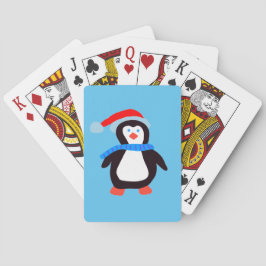 Klassischer Winterpinguin Spielkarten