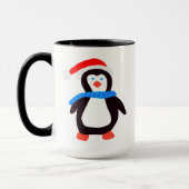 Klassischer Winterpinguin Tasse (Links)