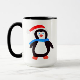 Klassischer Winterpinguin Tasse