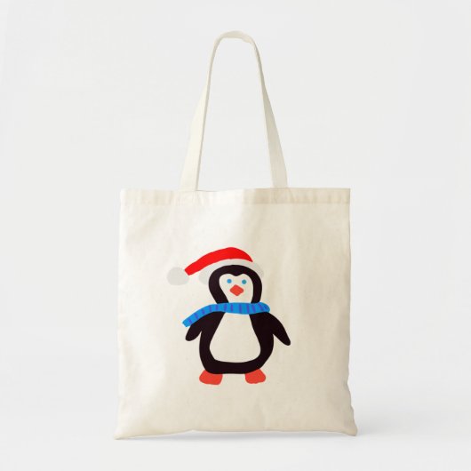 Klassischer Winterpinguin Tragetasche (Vorne)