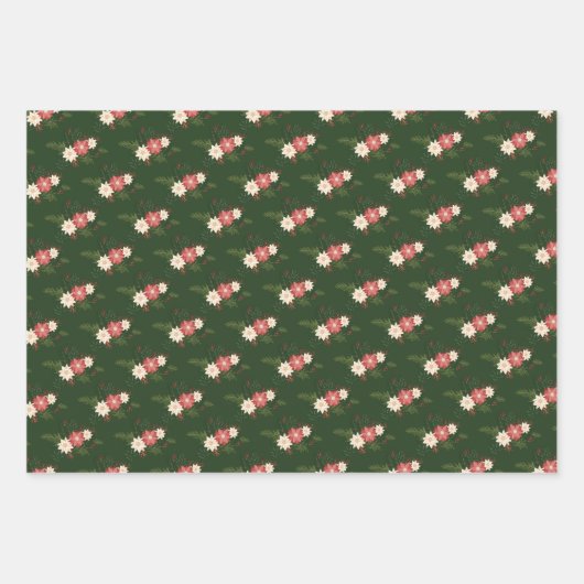 Klassischer Winterurlaub Geschenkpapier Set (Vorderseite)