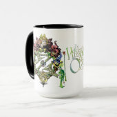 KLASSISCHER WIZARD OF OZ KAFFEETASSE MIT KÖNIGSWAP (Vorderseite Links)