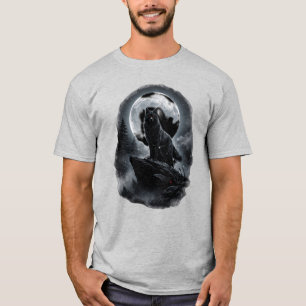 Klassischer Wolf-Geist - Vintage-Natur-Grafik Herr T-Shirt