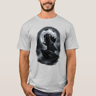 Klassischer Wolf-Geist - Vintage-Natur-Grafik Herr T-Shirt