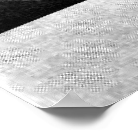 Klassischer Wolf. Mann Poster (Ecke)