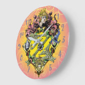 Klassischer Zauberer der Oz Kid's Wall Clock Große Wanduhr (Winkel)