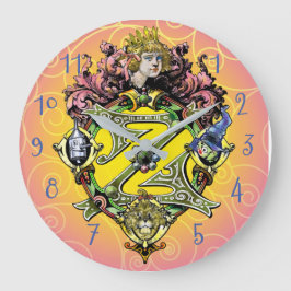Klassischer Zauberer der Oz Kid's Wall Clock Große Wanduhr
