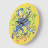 Klassischer Zauberer der Oz Kid's Wall Clock Große Wanduhr (Winkel)
