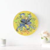 Klassischer Zauberer der Oz Kid's Wall Clock Große Wanduhr (Zuhause)
