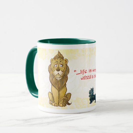 Klassischer Zauberer für Oz Courage Tasse (Vorderseite Links)