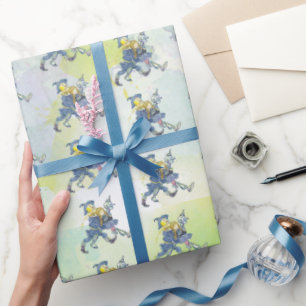 Klassischer Zauberer für Oz Geburtstagsverpackungs Geschenkpapier
