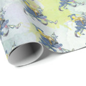 Klassischer Zauberer für Oz Geburtstagsverpackungs Geschenkpapier (Rolleneckpunkt)