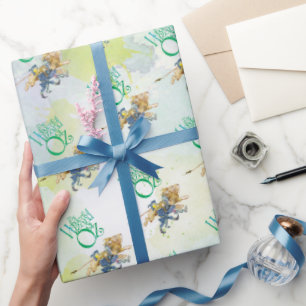 Klassischer Zauberer für Oz Geburtstagsverpackungs Geschenkpapier
