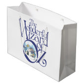 Klassischer Zauberer für Oz Geschenktasche mit Roy Große Geschenktüte (Rückseite Schrägansicht)