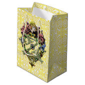 Klassischer Zauberer für Oz-Geschenktasche Mittlere Geschenktüte (Rückseite Schrägansicht)