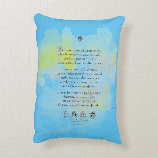 Klassischer Zauberer für Oz Pillow Dekokissen (Rückseite(Vertikal))