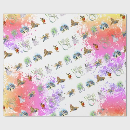 Klassischer Zauberer für Oz Platsch Wrap Paper Geschenkpapier (Flach)