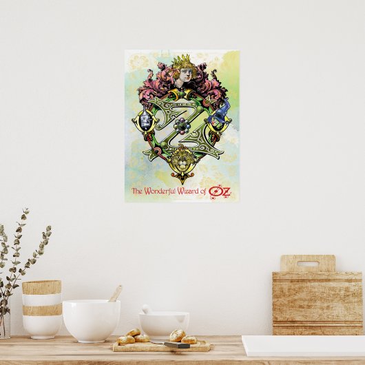 Klassischer Zauberer für Oz Royalty Poster (Küche)