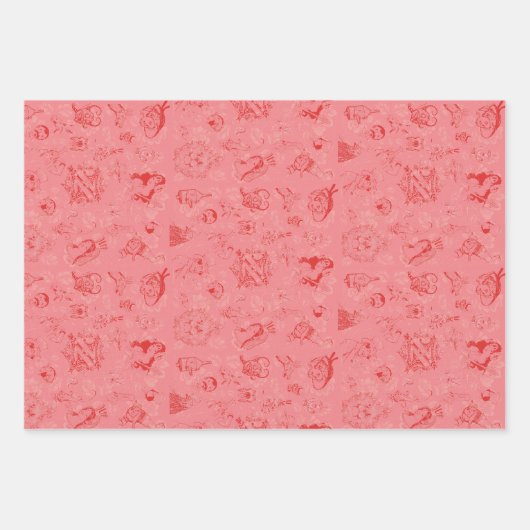 Klassischer Zauberer für Oz Weihnachten - 3 farbig Geschenkpapier Set (Vorderseite 2)