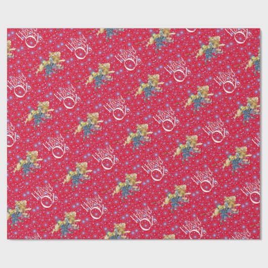 Klassischer Zauberer für Oz Weihnachtswrapping Pap Geschenkpapier (Flach)