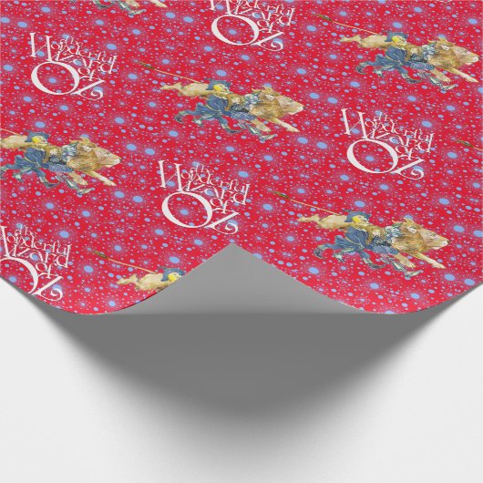 Klassischer Zauberer für Oz Weihnachtswrapping Pap Geschenkpapier (Ecke)