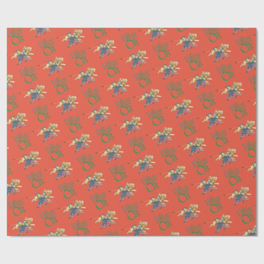 Klassischer Zauberer für Oz Weihnachtswrapping Pap Geschenkpapier (Flach)