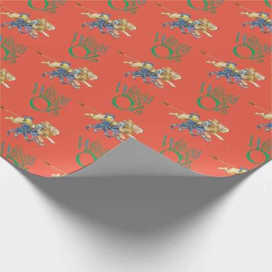 Klassischer Zauberer für Oz Weihnachtswrapping Pap Geschenkpapier (Ecke)