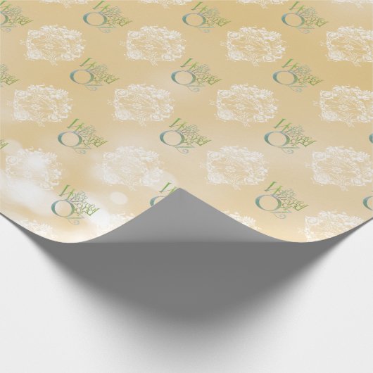 Klassischer Zauberer für Oz Weihnachtswrapping Pap Geschenkpapier (Ecke)