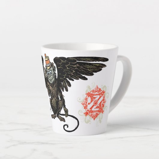 Klassischer Zauberer für Oz-Winged-Affen-Tasse Milchtasse (Rechte Ecke)