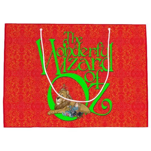 Klassischer Zauberer Oz Weihnachts Große Geschenkt Geschenktüte (Rückseite)