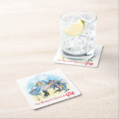 Klassischer Zauberer von Oz No Rings auf meiner Ti Rechteckiger Pappuntersetzer (Vor Ort)