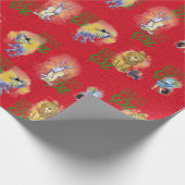 Klassischer Zauberer von Oz Packpapier für Weihnac (Ecke)