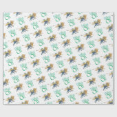 Klassischer Zauberer von Oz Weihnachten Geschenkpapier (Flach)