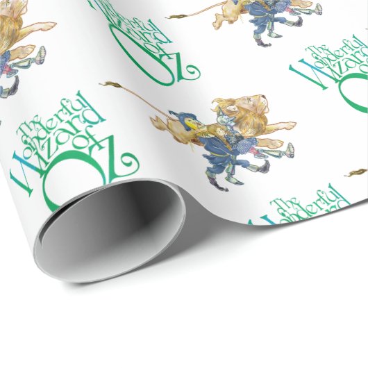 Klassischer Zauberer von Oz Weihnachten Geschenkpapier (Rolleneckpunkt)