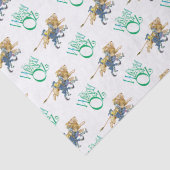 Klassischer Zauberer von Oz Weihnachten Seidenpapier (Detail)