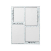 Klassischer Zeichnend Journal-Editor Notizblock (Rotiert)