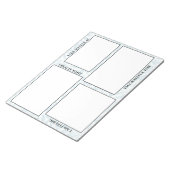 Klassischer Zeichnend Journal-Editor Notizblock (angewinkelt)